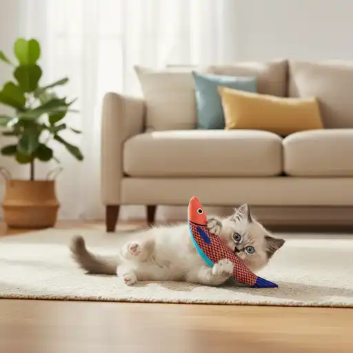 Automatic Kitten Toy with Laser