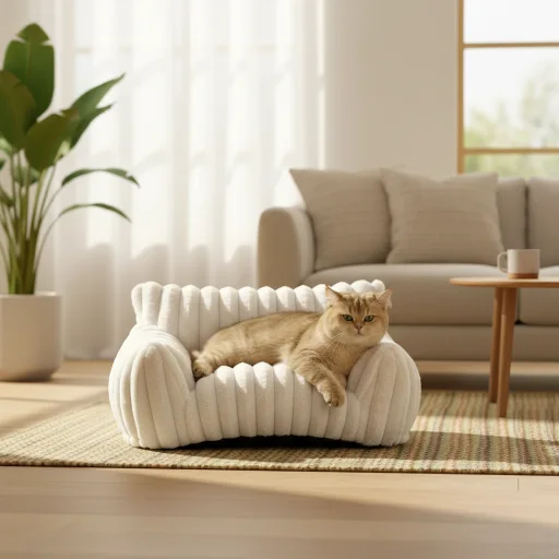 ComfyFleece™ Cute Cat Couch