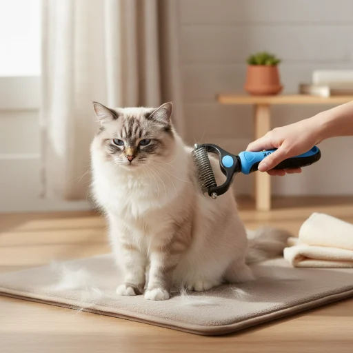 Blue Deshedding Brush