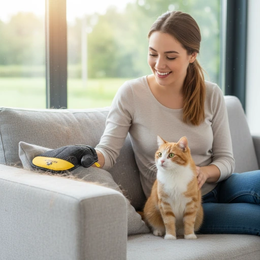 2PCS Pet Hair Removal Gloves for Dogs & Cats